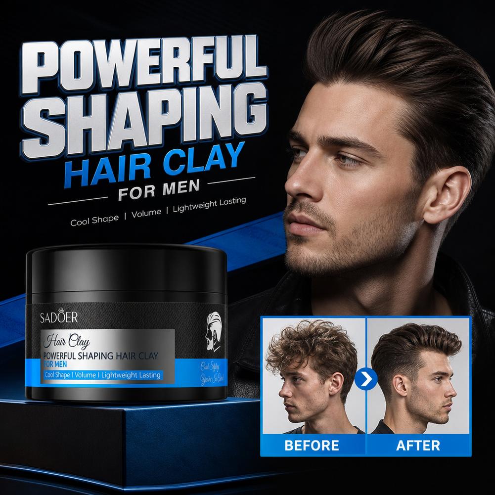 Men'S Grooming Salon - Argilla opaca per lo styling dei