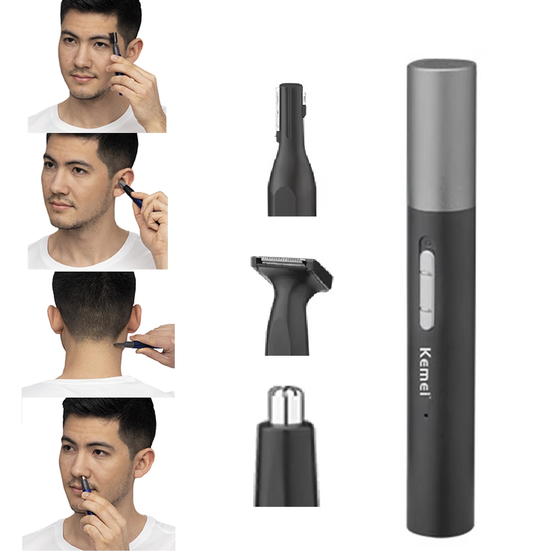 Men'S Grooming Salon - Kemei Pro Regolabarba Elettrico Ricaricabile per
