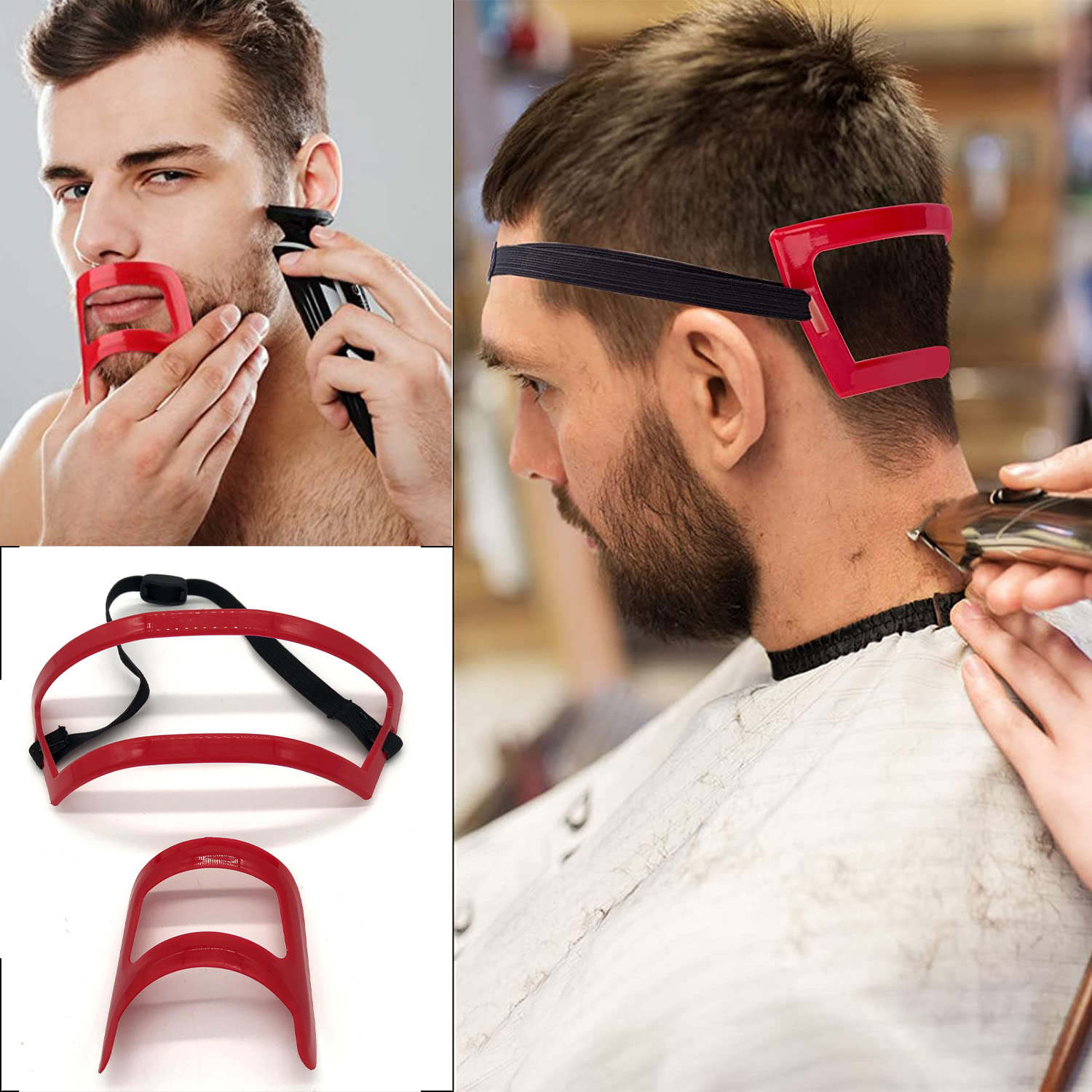 2/4 pezzi pettini per barba da - Men'S Grooming Salon recensione e prezzo