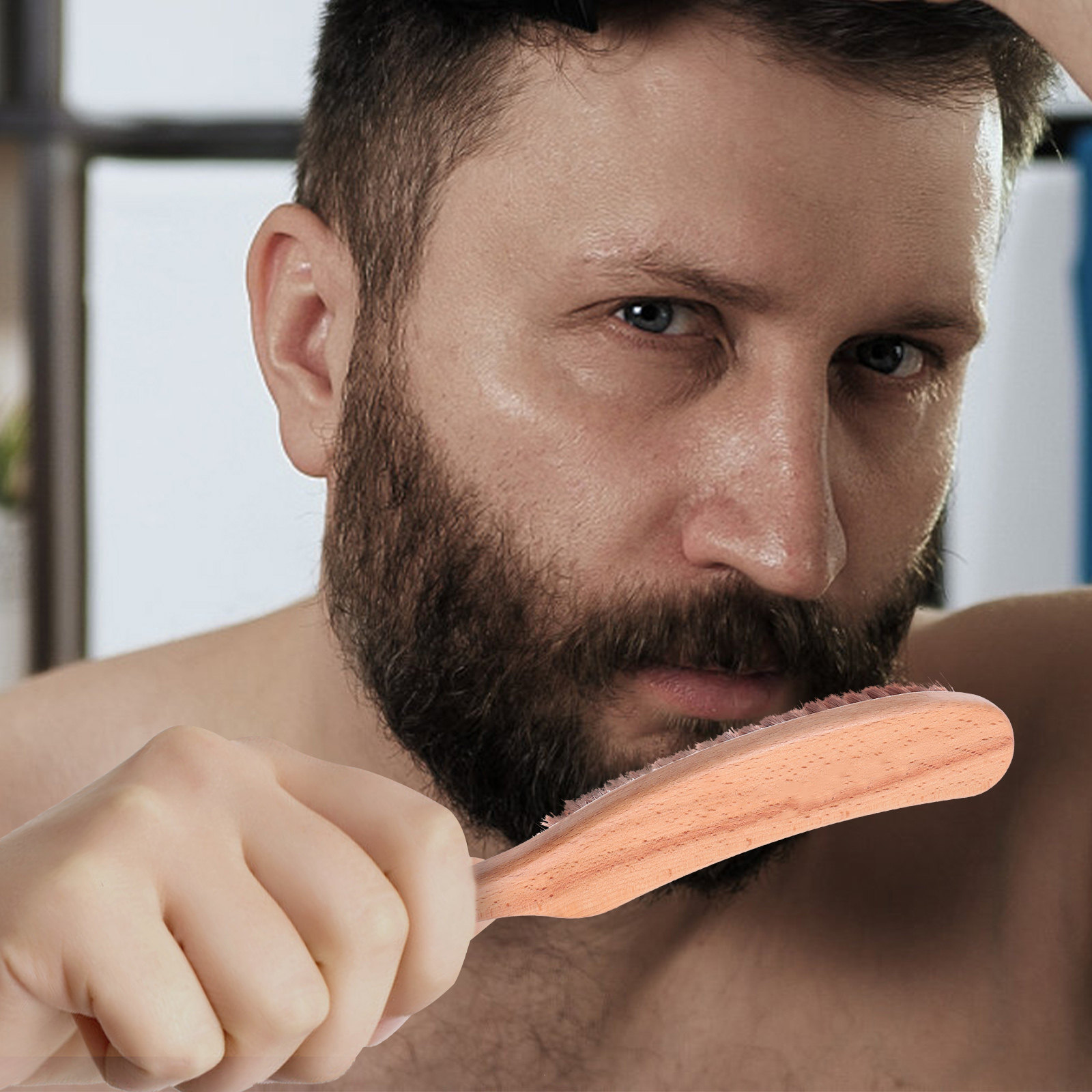 1 Pezzo Spazzola per Barba in  - Men'S Grooming Salon recensione e prezzo